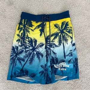 Corona Extra Palm Tree Swim Shorts